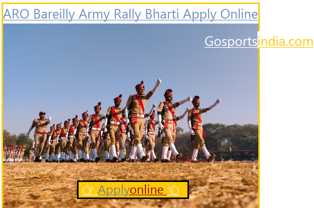 ARO Bareilly Army Rally Bharti