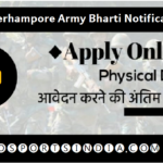 ARO Berhampore Army Bharti Notification