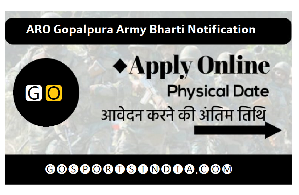 ARO Gopalpura Army Bharti Notification