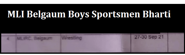 MLI Belgaum Boys Sportsmen