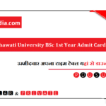 Shekhawati University BSc 1st Year Admit Card