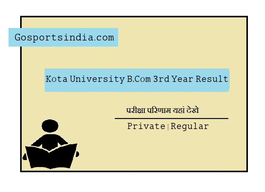 Kota University BCom 3rd Year Result