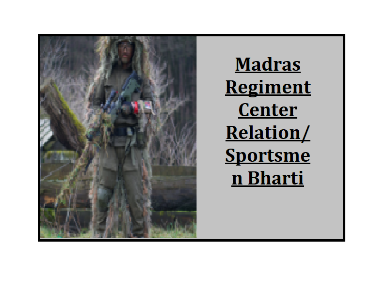 Madras Regiment Center Relation