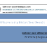 MDSU BA 1st Year Result