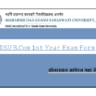 MDSU BCom 1st Year Exam Form