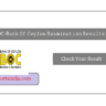 BOC Exam Result