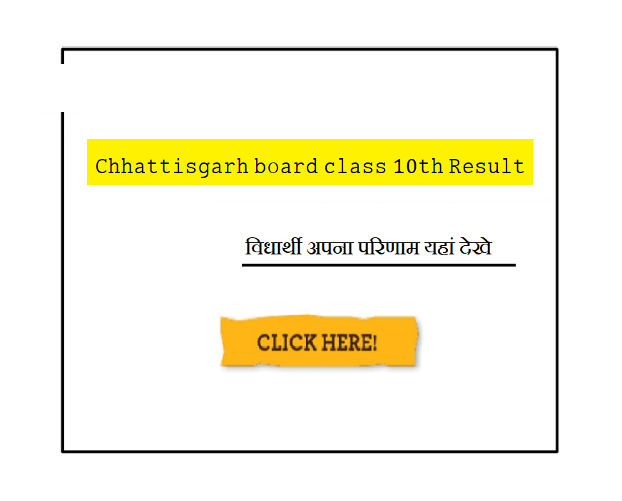 Chhattisgarh board class 10th result Name Wise