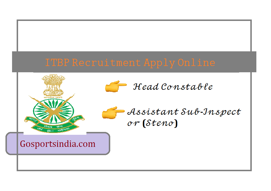 ITBP Recruitment Apply Online