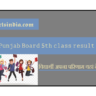 PSEB 5th Class Result