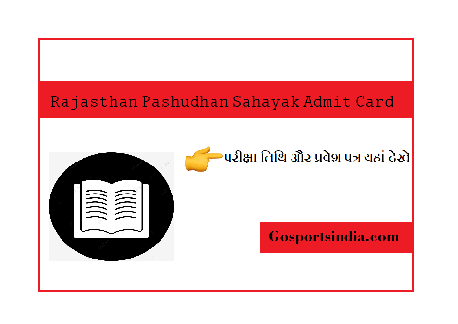 RSMSSB LSA Admit Card