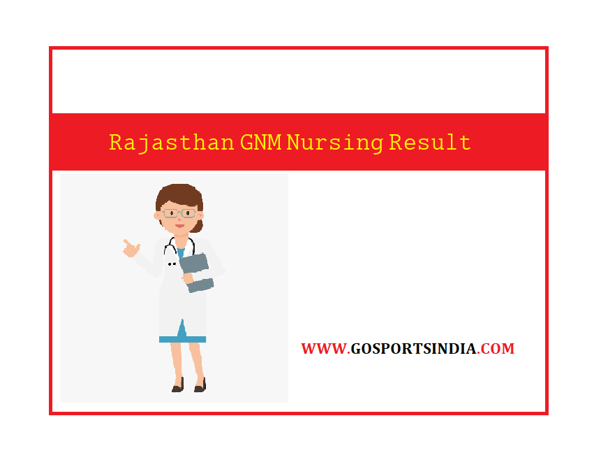 Rajasthan GNM Nursing Result