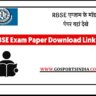 RBSE 10th Model Paper 2023