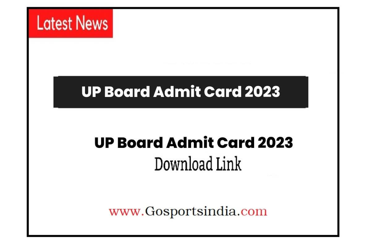 UP Board Admit Card 2023