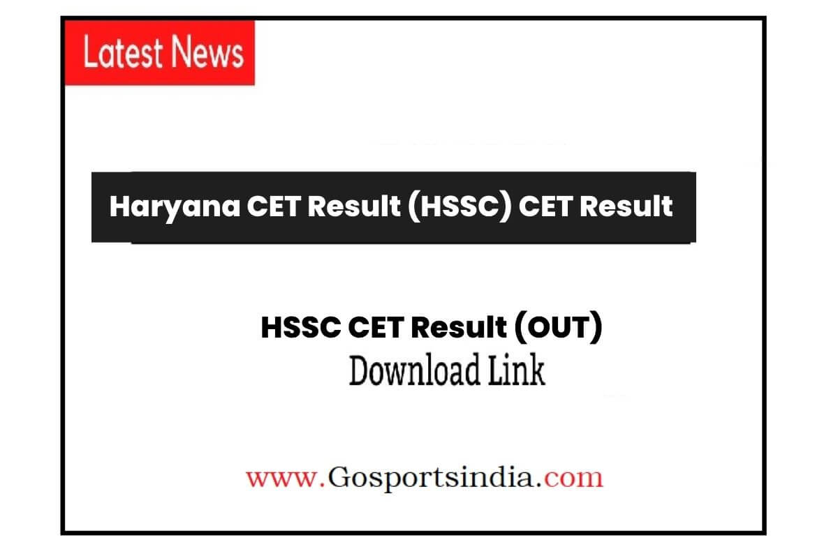 Haryana CET Result 2023