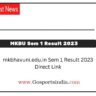 mkbhavuni.edu.in Sem 1 Result 2023