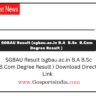 SGBAU Result (sgbau.ac.in B.A B.Sc B.Com Degree Result )