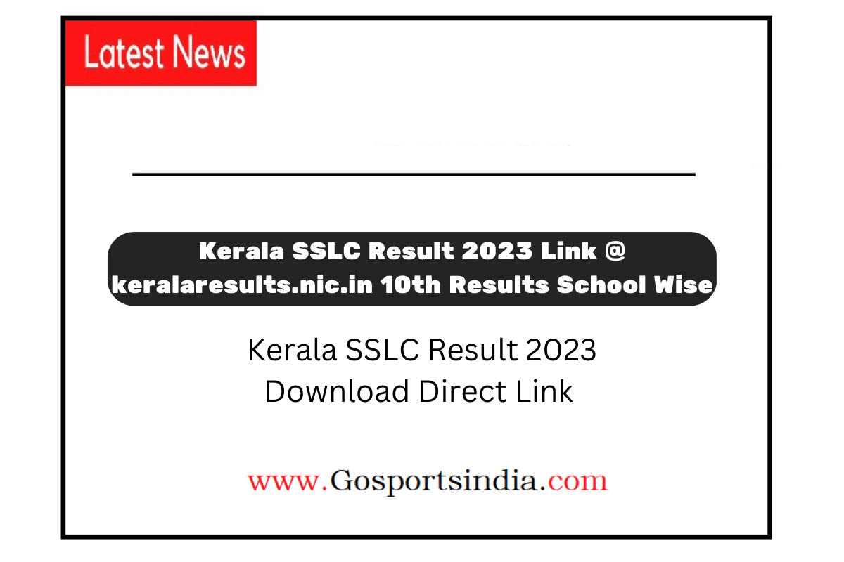 Kerala SSLC Result 2023