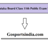 Karnataka Board Class 11th Public Exam Result