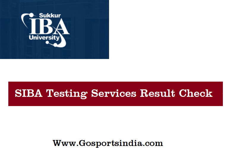 SIBA Testing Services Result