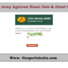 Indian Army Agniveer Exam Date