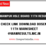 Manipur HSLC Board 11th Result