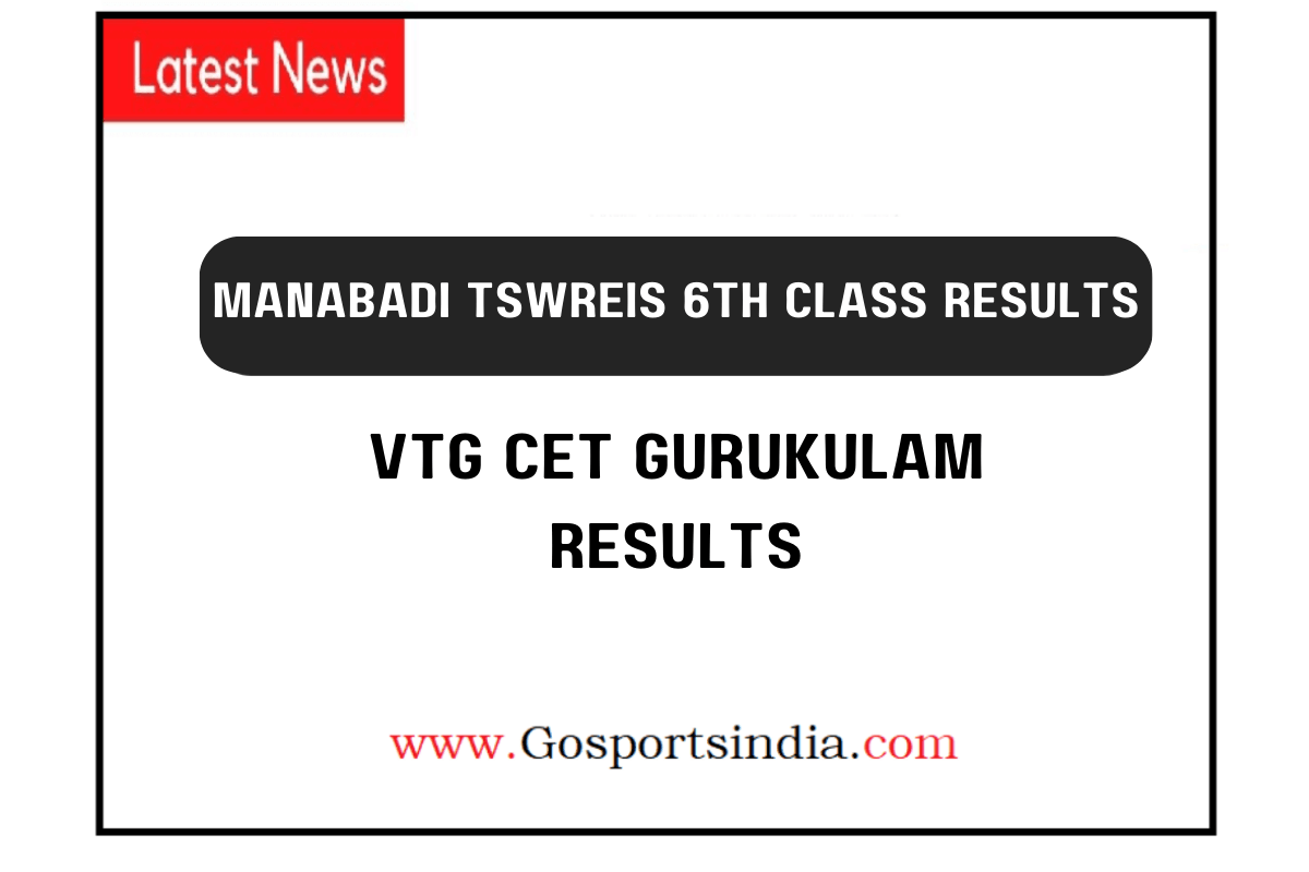 Manabadi TSWREIS 6th Class Results