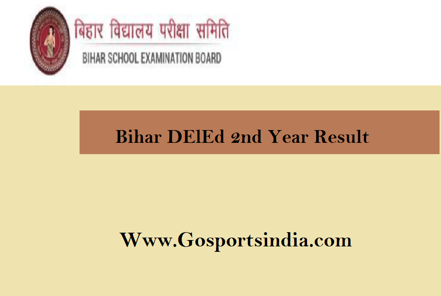 Bihar DElEd 2nd Year Result