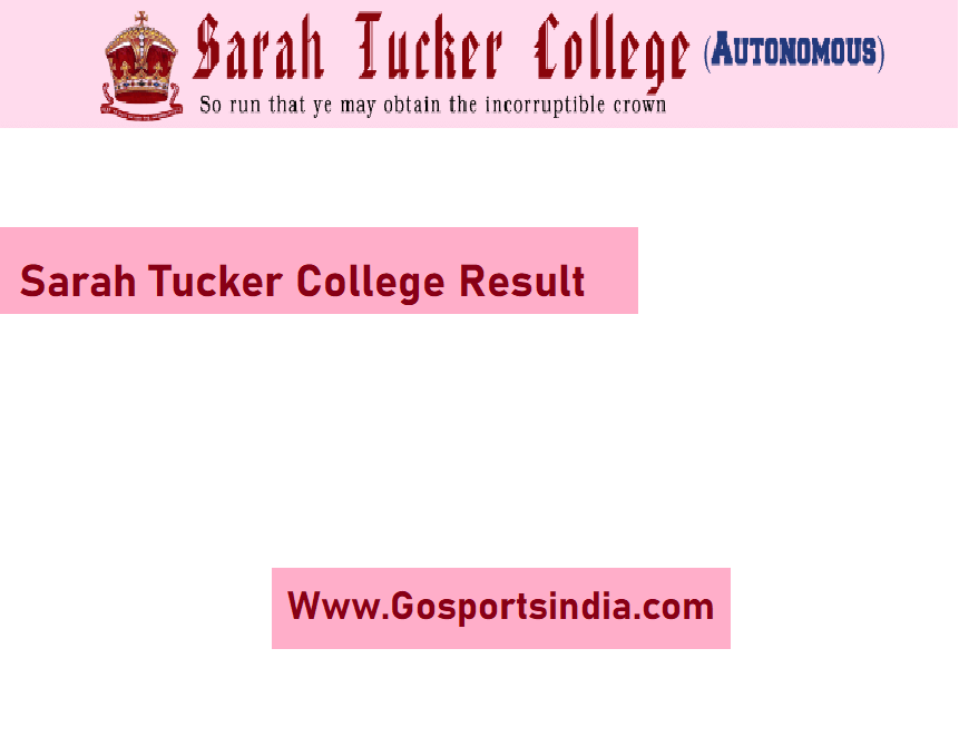 Sarah Tucker College Result