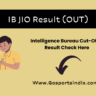 IB JIO Result