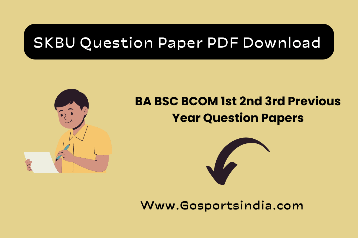 SKBU Question Paper 2024 PDF Download | BA BSC BCOM 1st 2nd 3rd ...